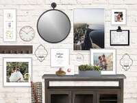 Wedding gallery wall 