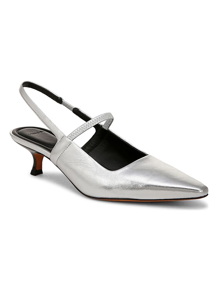 Silver heels to wear with champagne dress
